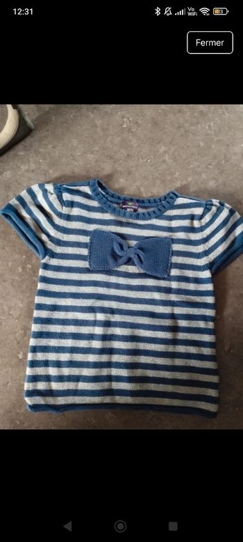 Haut manches courtes 8 ans