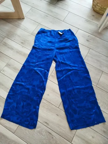 Pantalon large effet soie Pimkie