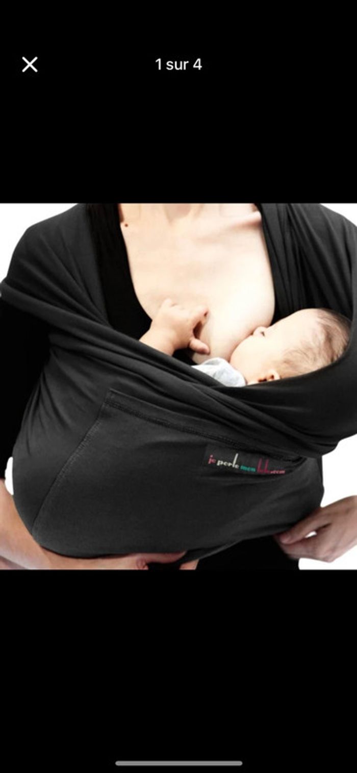 Douce Très grande Écharpe de portage physiologique porte bébé