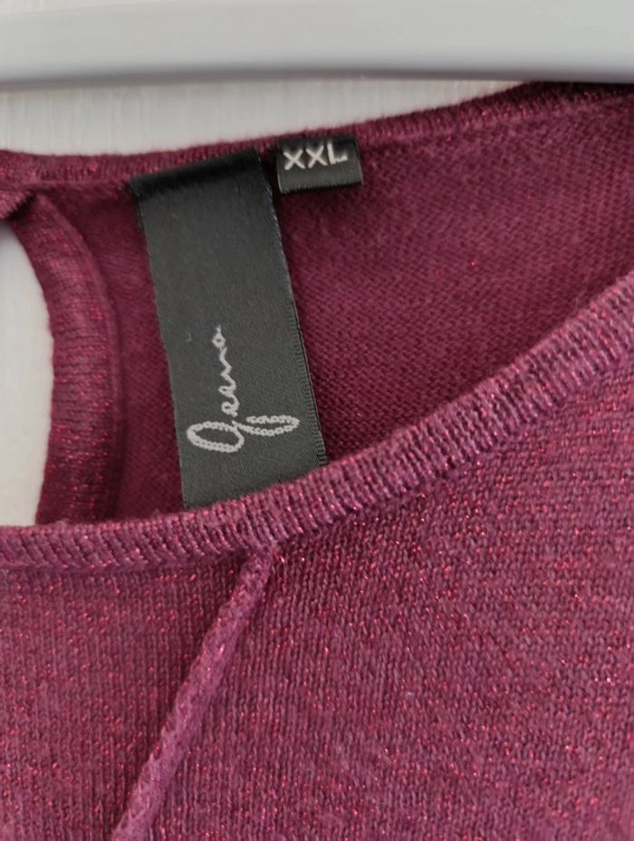 Robe bordeaux à paillettes Grana XXL - photo numéro 3