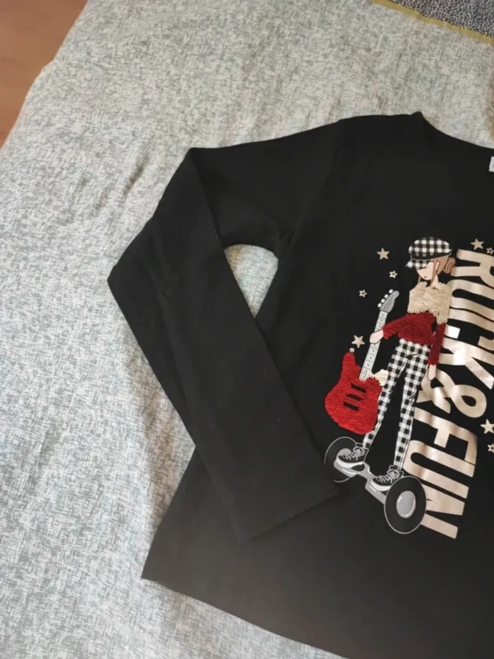 T shirt fille taille 12 ans - photo numéro 3