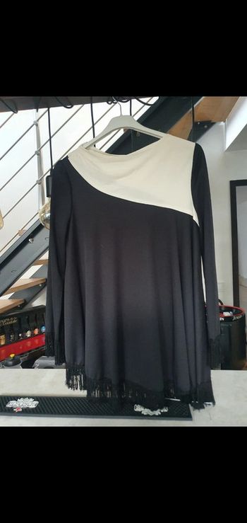 Blouse fluide  a frange