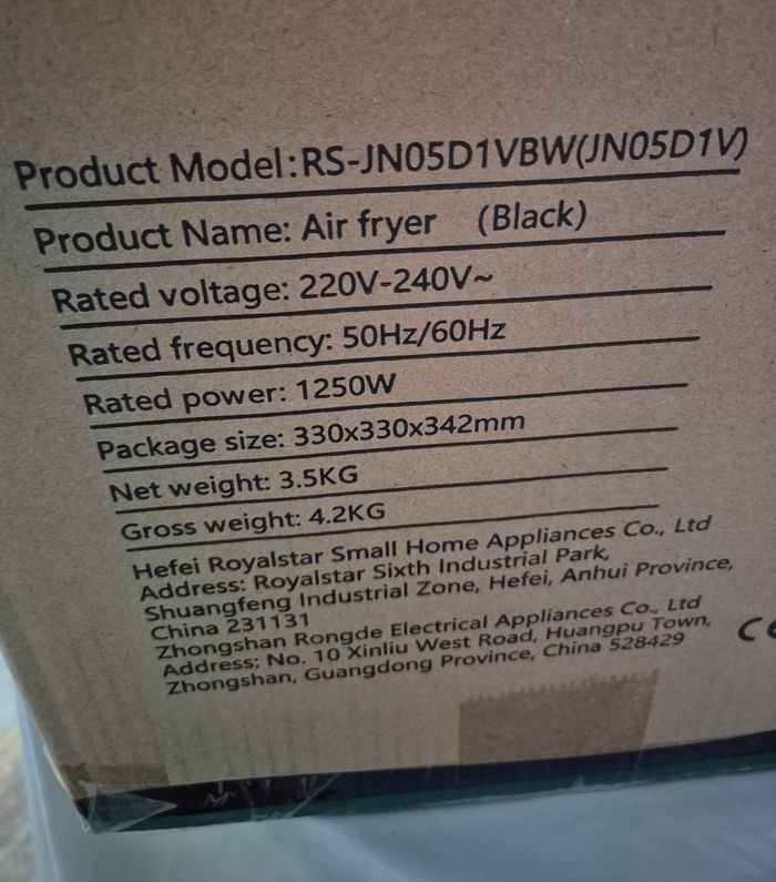 Air fryer 5litres Neuf Avec tiroir transparent neuf emballé - photo numéro 7