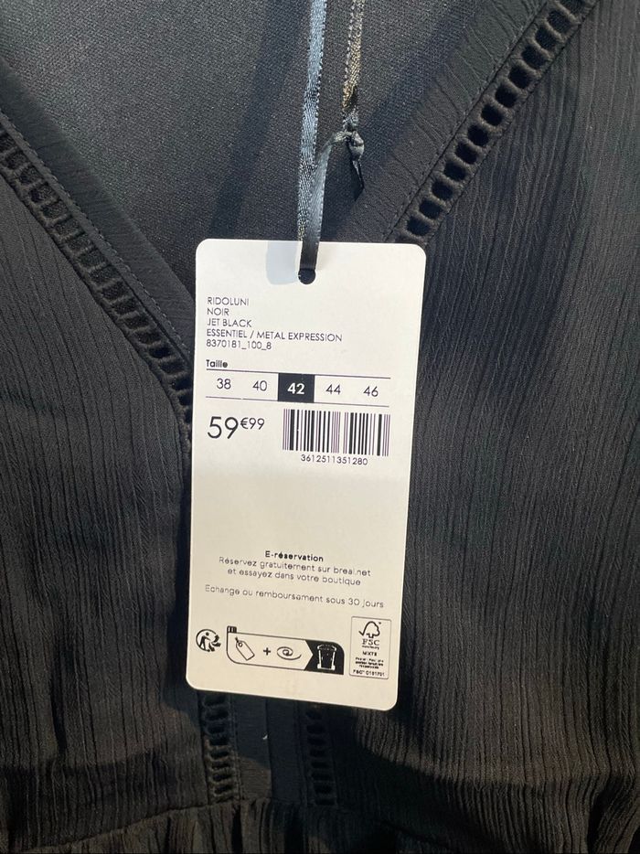 Robe neuve noire Bréal taille 42 - photo numéro 3