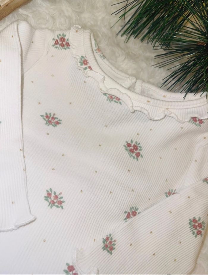 Lot de 5 tee-shirts manches longues bébé fille 3 mois – Zeeman & Kiabi - photo numéro 3