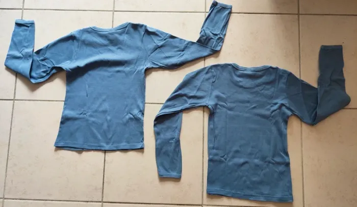 2 maillots de corps bleu Absorba T-rex 10 ans / 140 cm - photo numéro 2