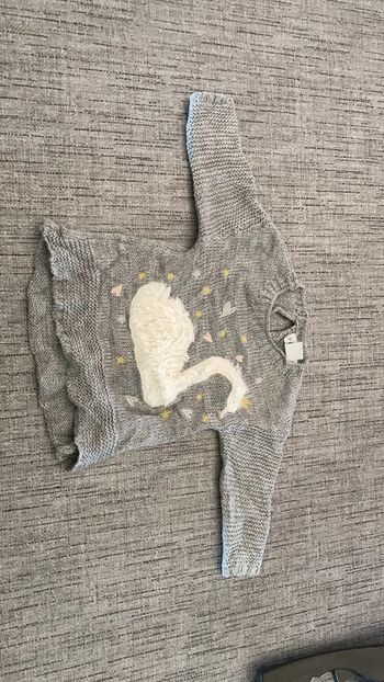Pull fille 0/3 mois