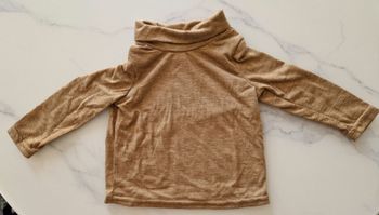 Pull léger col roulé marron Shein 9-12 mois