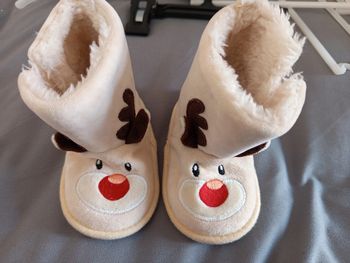 Bottes souple fourrées 6/9 mois