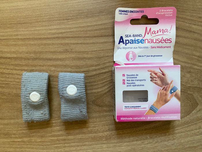 Bracelets anti-nausées - Version Mama (Femmes enceintes)