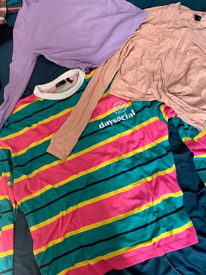 Lot de t-shirt à manche longues