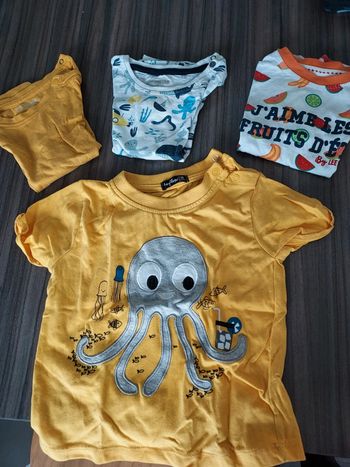 Lot t-shirt manche courte