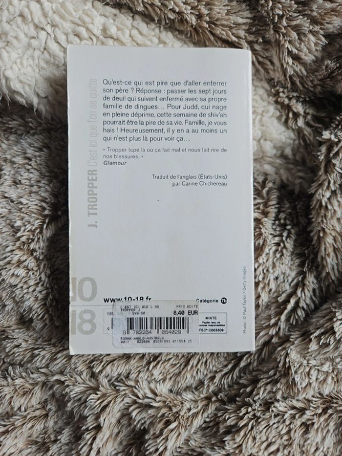 Livre Jonathan Tropper - photo numéro 2