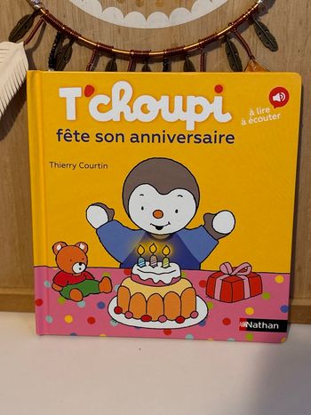 Livre tchoupi fête son anniversaire