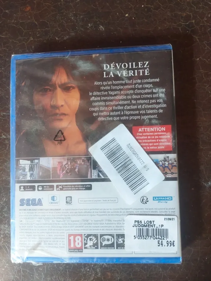 Lost judgment jeu PS5 - photo numéro 2