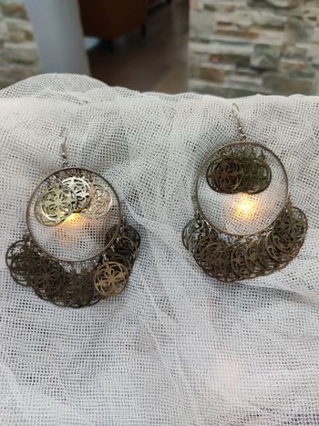 Grands et jolis boucles d’oreilles