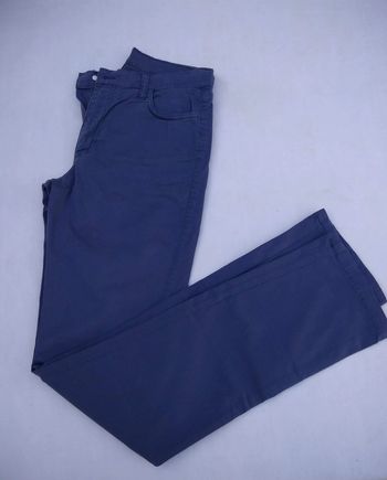 Pantalon toile bleu