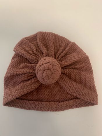 Turban vieux rose