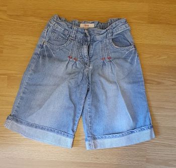 Short en jeans