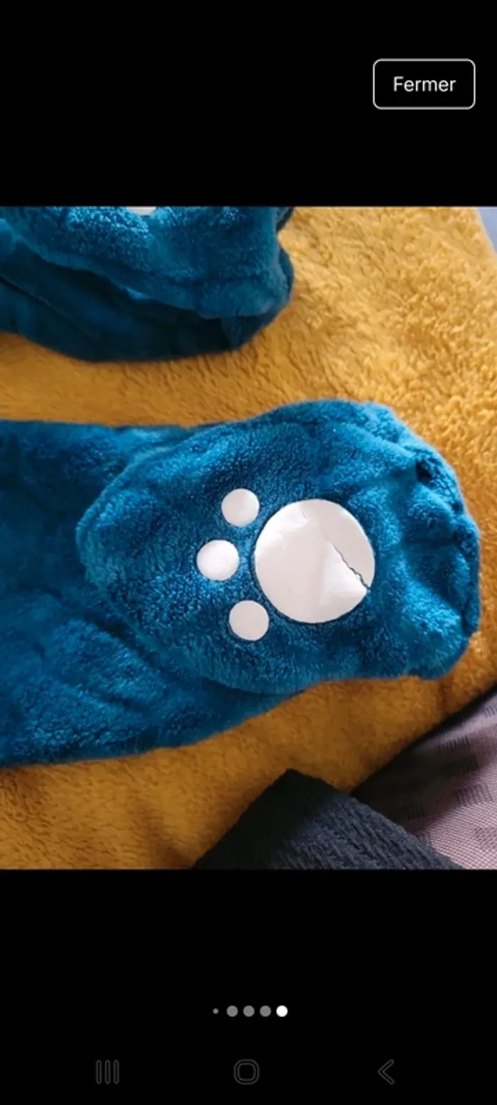 Surpyjama 12 mois gemo très peu porté 
2 3 fois 
Antidérapant ce décolle a un pied voir photo - photo numéro 7