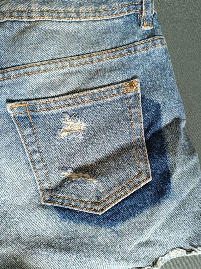 Short en jean dechiré 🌷 Taille 36 - photo numéro 7
