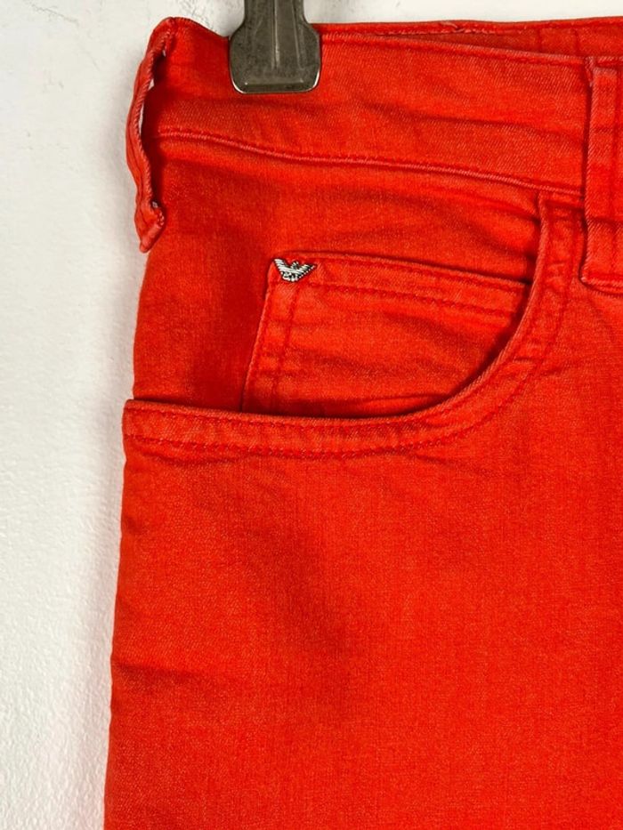 Jean slim orange Armani femme taille 35 (w25) - photo numéro 5