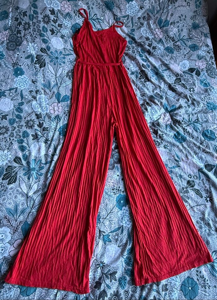 Combinaison rouge avec ceinture  - Taille Unique - photo numéro 2