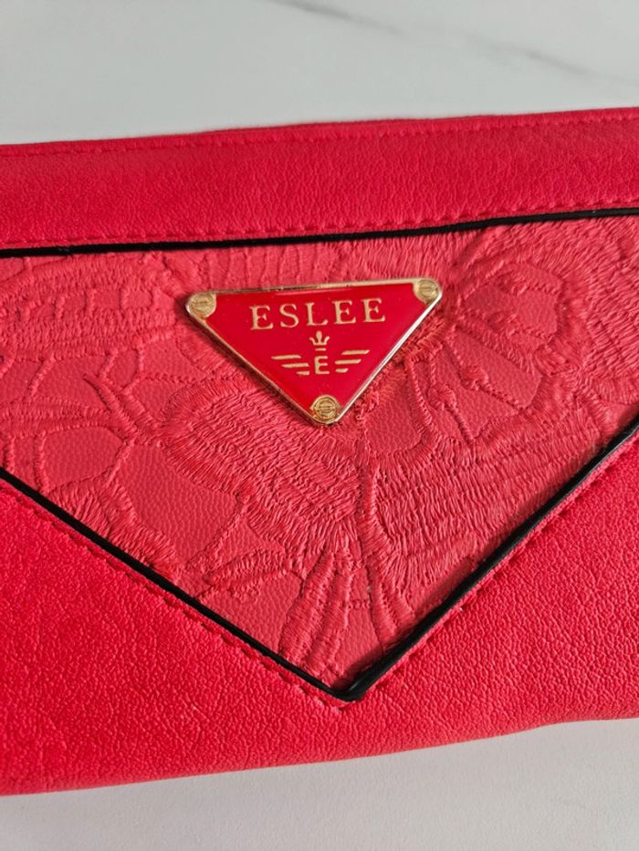Eslee porte feuille rouge - photo numéro 2