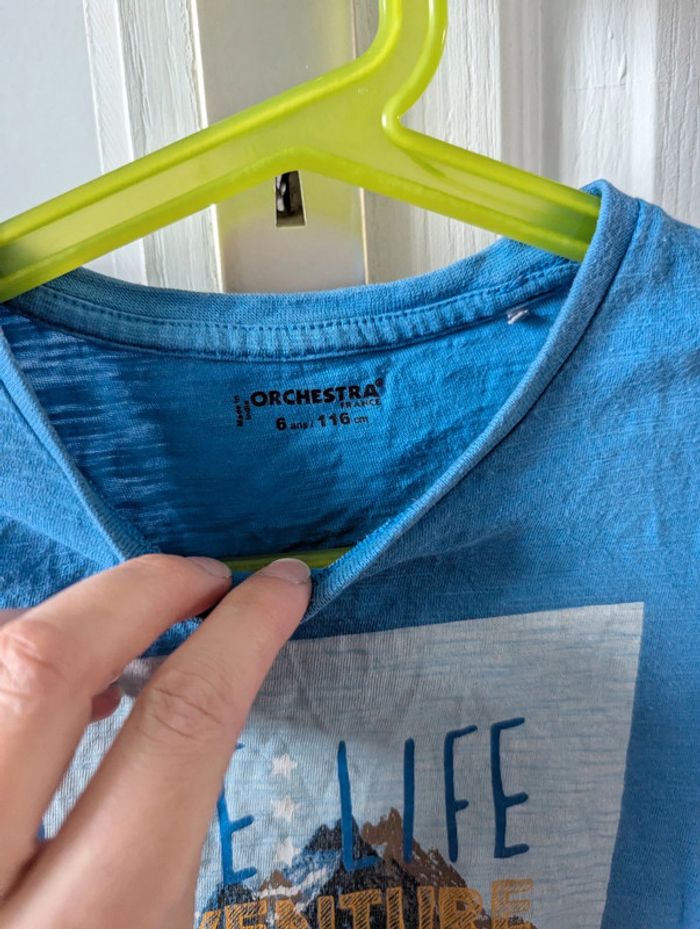 Tee shirt bleu orchestra - photo numéro 2