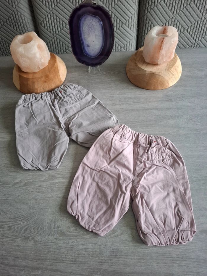 Lot de 2 pantalon bébé 1 mois - photo numéro 4