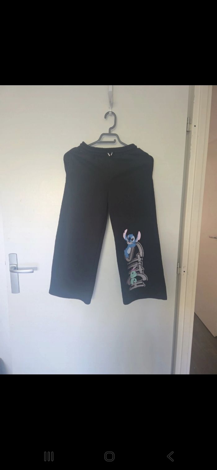 Jogging noir Stitch