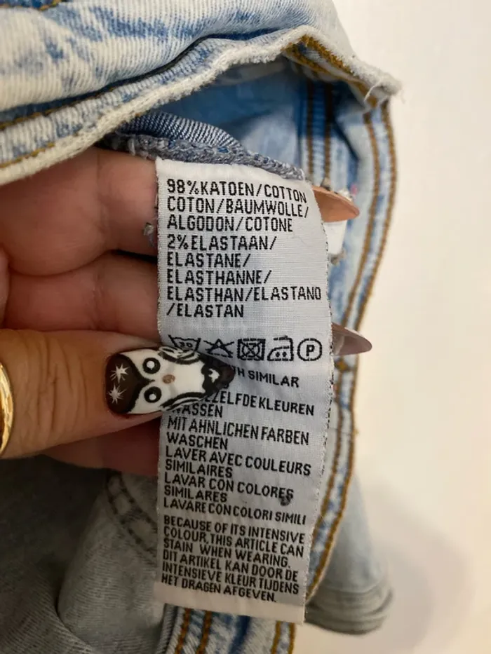 veste en jean bleu délavé M&S mode 48 - photo numéro 7