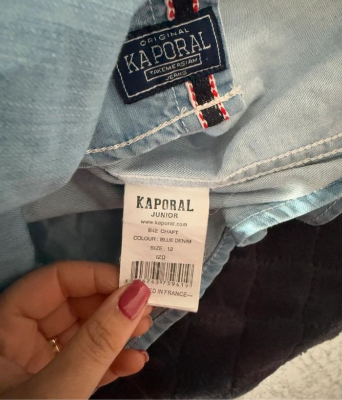Chemise en jean Kaporal 12 ans - photo numéro 6