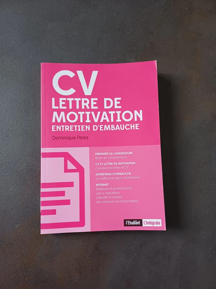 CV lettre de motivation entretien d'embauche