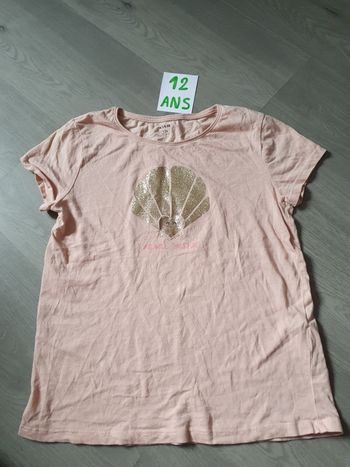 Maillot t-shirt 12ans fille