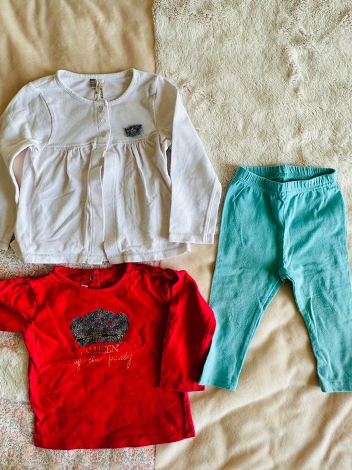 Lot de 3 vêtement 12 mois