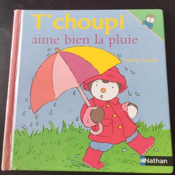 Livre enfant Nathan T'choupi aime bien la pluie
