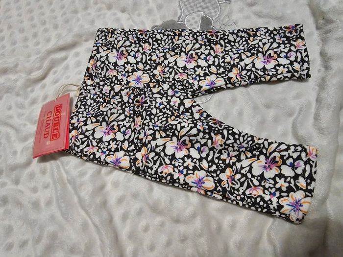 Legging fleuri asphalte - DPAM - 3M/59cm - photo numéro 4