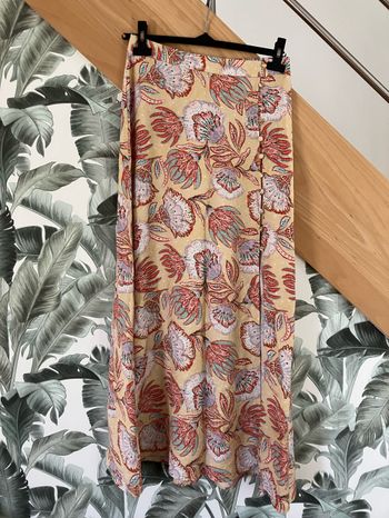 Jupe longue-imprimés fleuris-tons pastel-Atelier Rêve