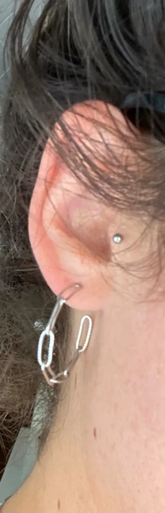 Boucles d’oreilles demi créoles - photo numéro 3