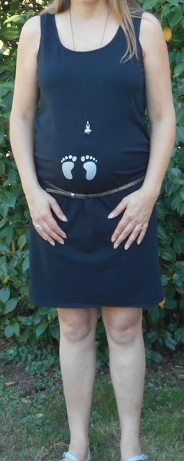 Robe noire maternité taille 38