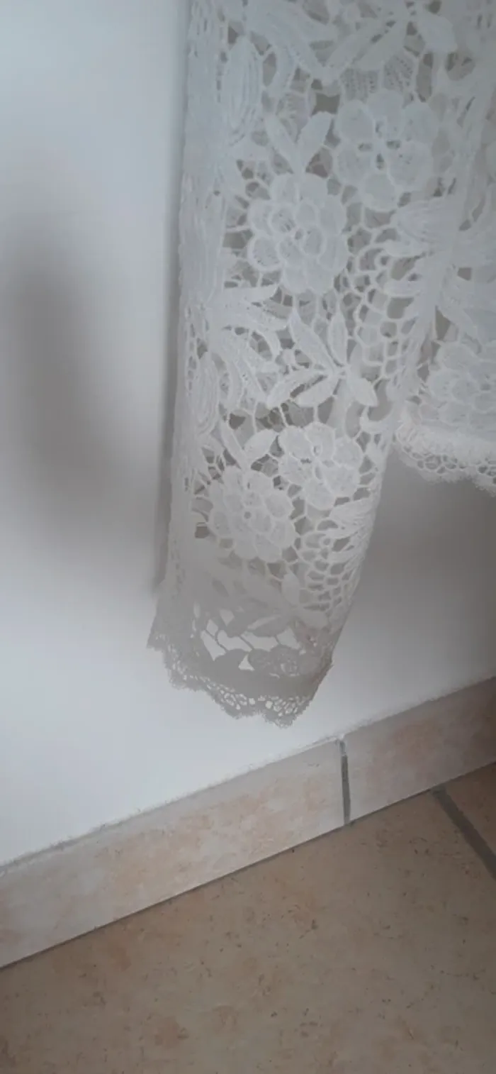 Tunique blanche dentelle / Shein / S - photo numéro 4