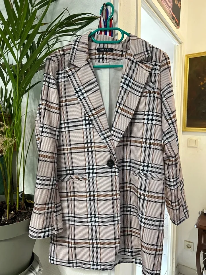 Veste à carreaux