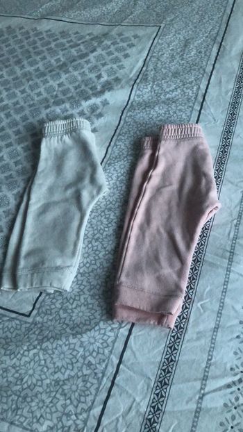 Kiabi - Lot de 2 pantalons fille 12mois