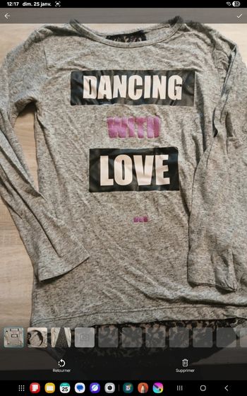 Tee-shirt manche longue 10 ans GF72.