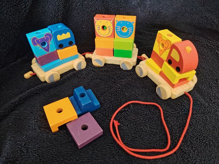 Mon premier petit train en bois Djeco