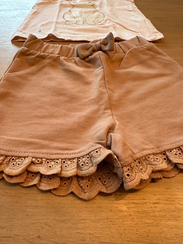 Ensemble short fille 6 mois - photo numéro 2