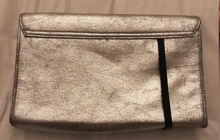 Sac pochette Thierry mugder gris noir métallisé - photo numéro 2