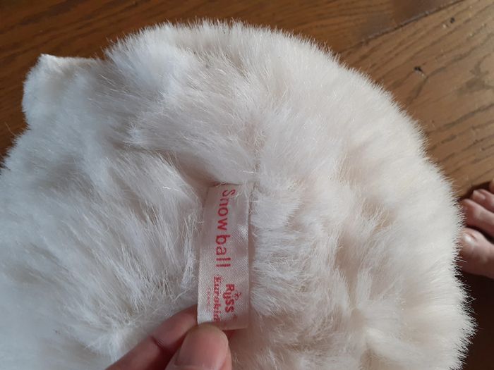 Peluche Snowball plush russ berrie - photo numéro 4