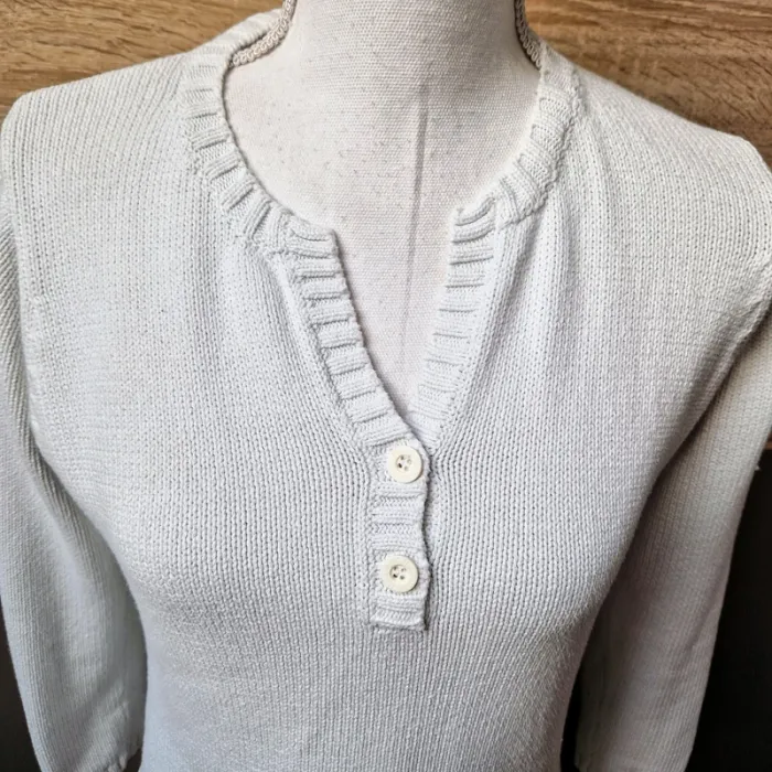 Pull blanc - photo numéro 2